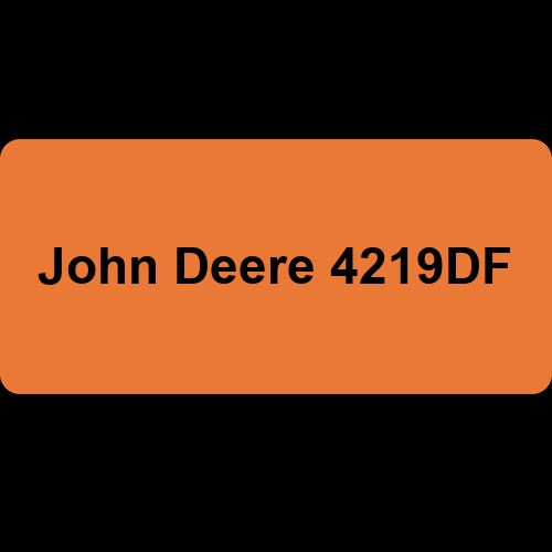 John Deere 4219DF